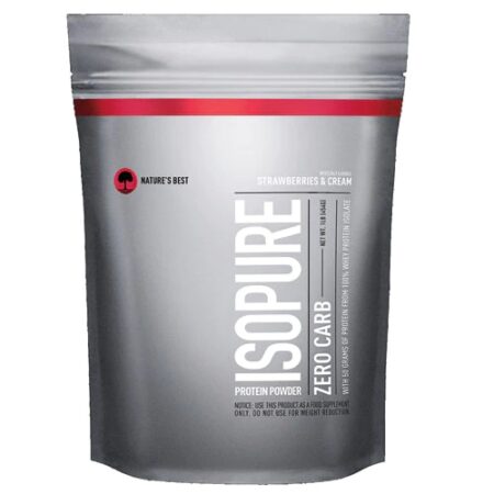 Nature's Best Isopure® Protein Powder Zero Carb Strawberries & Cream -- 1 lbs