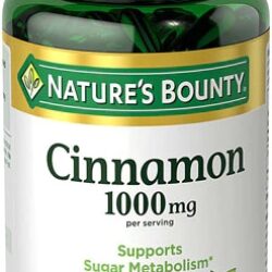 Nature's Bounty Canela 1000mg - 100 Cápsulas: Seu Aliado Natural para o Bem-Estar