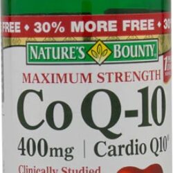 Nature's Bounty Co Q10 Máxima Potência 400mg - 39 Cápsulas Gelatinosas - Energia e Saúde Cardiovascular
