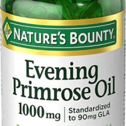 Nature's Bounty Óleo de Prímula 1000mg - 60 Cápsulas Gelatinosas - Bem-Estar Feminino e Saúde da Pele
