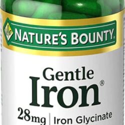 Nature's Bounty Gentle Iron 28 mg - 90 Cápsulas: Suporte Essencial para Sua Saúde