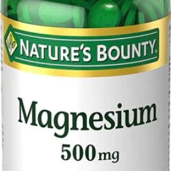 Nature's Bounty Magnésio Alta Potência 500 mg - 100 Comprimidos