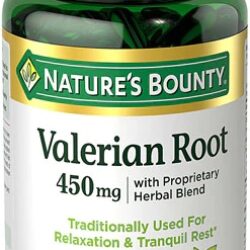 Nature's Bounty Raiz de Valeriana com Flor de Maracujá - 100 Cápsulas (450mg)