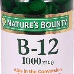 Nature's Bounty Vitamina B12 1000 mcg - 200 Comprimidos Revestidos - Energia e Saúde para Você