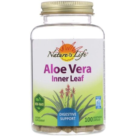 Nature's Herbs Aloe Vera Innerleaf -- 100 Vegetarian Capsules