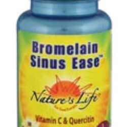 Nature's Life Bromelain Sinus Ease™ 30 Cápsulas - Alívio Natural para Sinusite
