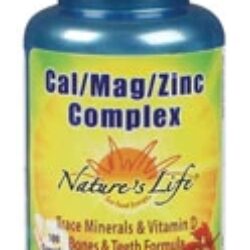 Nature's Life Cal Mag Zinc Complex 1000mg - 100 Cápsulas: Essencial para Ossos Fortes e Bem-Estar Geral