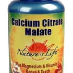 Nature's Life Calcium Citrate and Malate - 120 Comprimidos: Potencialize a Saúde Óssea e o Bem-Estar