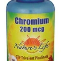 Nature's Life Cromo Quelato 200 mcg - 250 Cápsulas: Otimize Seu Bem-Estar