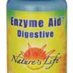 Nature's Life Enzyme Aid Digestive Cap - 50 Cápsulas: Potencialize Sua Digestão