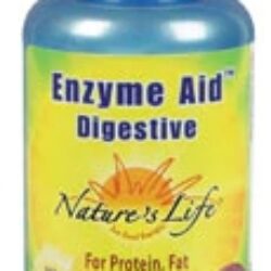 Nature's Life Enzyme Aid™ Digestive Tab - 250 Comprimidos: Sua Solução Completa para Digestão