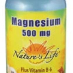 Nature's Life Magnésio 500mg - 250 Cápsulas Vegetarianas: Energia e Bem-Estar Essenciais