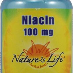 Nature's Life Niacina (Vitamina B3) 100mg - 100 Comprimidos: Saúde Cardiovascular e Energética