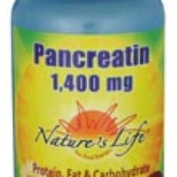 Nature's Life Pancreatina 1400 mg - 250 Comprimidos: Suporte Digestivo Essencial