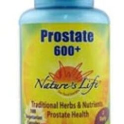 Nature's Life Prostate 600+ 100 Cápsulas - Saúde da Próstata e Bem-Estar Masculino