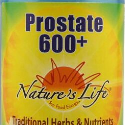 Nature's Life Prostate 600+ - 250 Cápsulas Vegetarianas para Saúde da Próstata