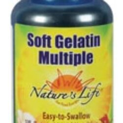 Nature's Life Soft Gelatin Multiple - 120 Cápsulas Gelatinosas - Multivitamínico Completo