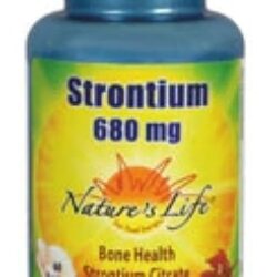 Nature's Life Strontium 680 mg - 60 Comprimidos: Saúde Óssea e Bem-Estar Fortalecidos