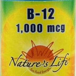Nature's Life Vitamina B12 1000mcg - 100 Comprimidos: Energia e Bem-Estar Essenciais