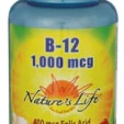 Nature's Life Vitamina B12 1000mcg - 250 Comprimidos: Energia e Bem-Estar Essenciais