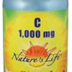 Nature's Life Vitamina C 1000mg - 250 Cápsulas Vegetarianas - Poder Antioxidante Essencial
