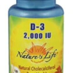 Nature's Life Vitamina D3 2000 UI - 120 Cápsulas Softgel | Essencial para Ossos e Imunidade