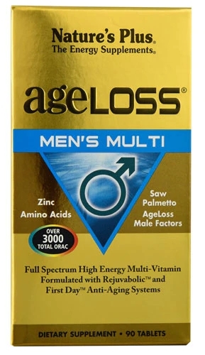 Nature's Plus AgeLoss Men's Multi 90 Comprimidos: Nutrição Completa e Avançada para Homens