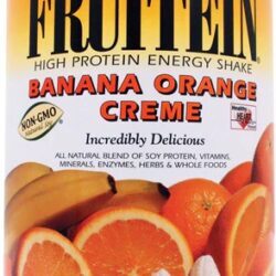 Nature's Plus Fruitein® Energy Shake Proteína Vegetal Banana Laranja Creme - 907g