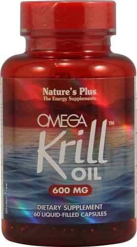 Nature's Plus Ômega Krill™ Oil - 600 mg - 60 Cápsulas Líquidas | Saúde do Coração e Cérebro