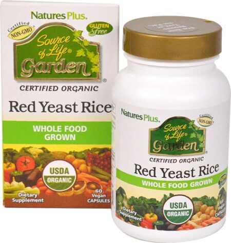 Nature's Plus Source of Life® Garden Red Yeast Rice -- 60 Vegan Capsules