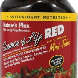 Nature's Plus Source of Life RED Multivitamínico e Mineral - 180 Mini Comprimidos