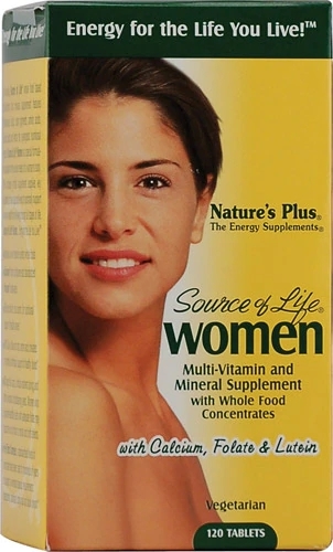 Nature's Plus Source of Life® Women Multi-Vitamínico e Mineral - 120 Comprimidos
