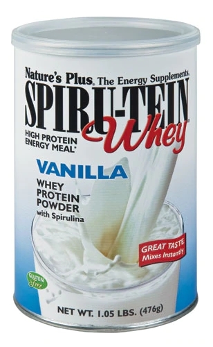 Nature's Plus Spiru-Tein® Whey Shake Baunilha - 476g - Proteína Completa e Nutrição Superior