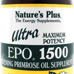 Nature's Plus Ultra EPO 1500 mg - 90 Cápsulas Gelatinosas: Saúde e Bem-Estar da Pele e Hormonal