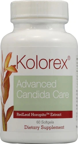 Kolorex® Advanced Candida Care Nature's Sources - 60 Softgels para Controle da Candida