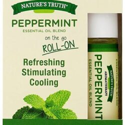 Óleo Essencial de Hortelã Piperita Nature's Truth Roll-On 10ml - Alívio Refrescante Natural