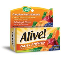 Nature's Way Alive! Multivitamínico Diário 60 Comprimidos: Energia e Bem-Estar Completo