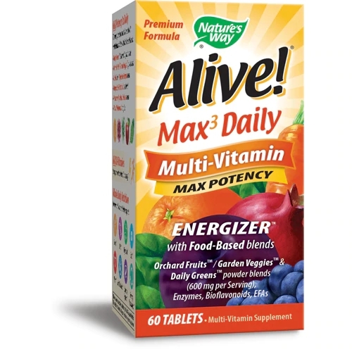 Nature's Way Alive!® Multivitamínico Completo - 60 Comprimidos para Saúde e Vitalidade
