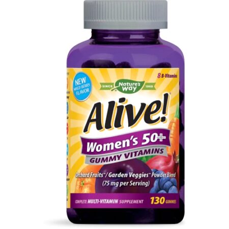 Nature's Way Alive!® Women's 50+ Gummy Vitamins Mixed Berry -- 130 Gummies