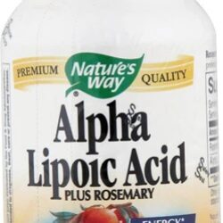 Nature's Way Ácido Alfa-Lipoico com Alecrim - 60 Cápsulas: Poder Antioxidante para Seu Bem-Estar