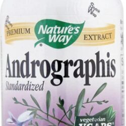 Nature's Way Andrographis Padronizado 60 Cápsulas Vegetarianas: Potência Natural para sua Saúde