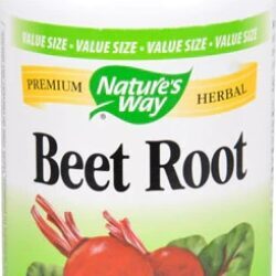 Nature's Way Beet Root 500 mg - 320 Cápsulas Vegetarianas: Energia e Bem-Estar Natural