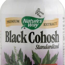 Nature's Way Black Cohosh Padronizado - 60 Comprimidos: Alívio Natural para o Bem-Estar Feminino