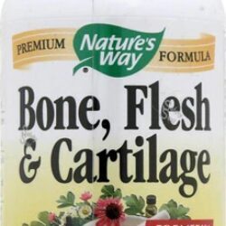 Nature's Way Bone Flesh and Cartilage - 100 Cápsulas para Saúde Óssea e Articular