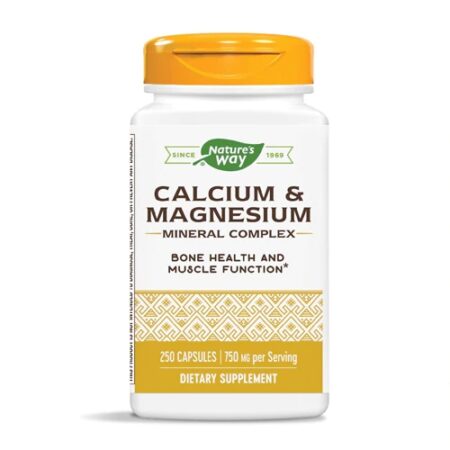 Nature's Way Calcium and Magnesium Mineral Complex -- 750 mg per serving - 250 Capsules