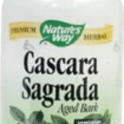 Nature's Way Cascara Sagrada 350mg - 180 Cápsulas Veganas | Suporte Digestivo Natural