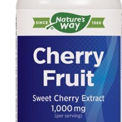 Nature's Way Cherry Fruit Extrato 1000 mg - 180 Cápsulas | Saúde e Bem-Estar