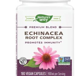 Nature's Way Echinacea Root Complex 180 Cápsulas Vegetarianas - Potencialize sua Imunidade Natural
