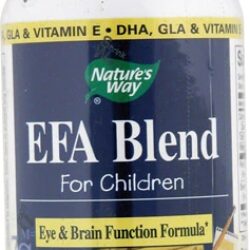 Nature's Way EFA Blend for Children: 120 Cápsulas Gelatinosas para o Desenvolvimento Infantil