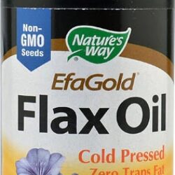 Nature's Way EfaGold® Óleo de Linhaça - 100 Cápsulas Gelatinosas | Saúde Integral